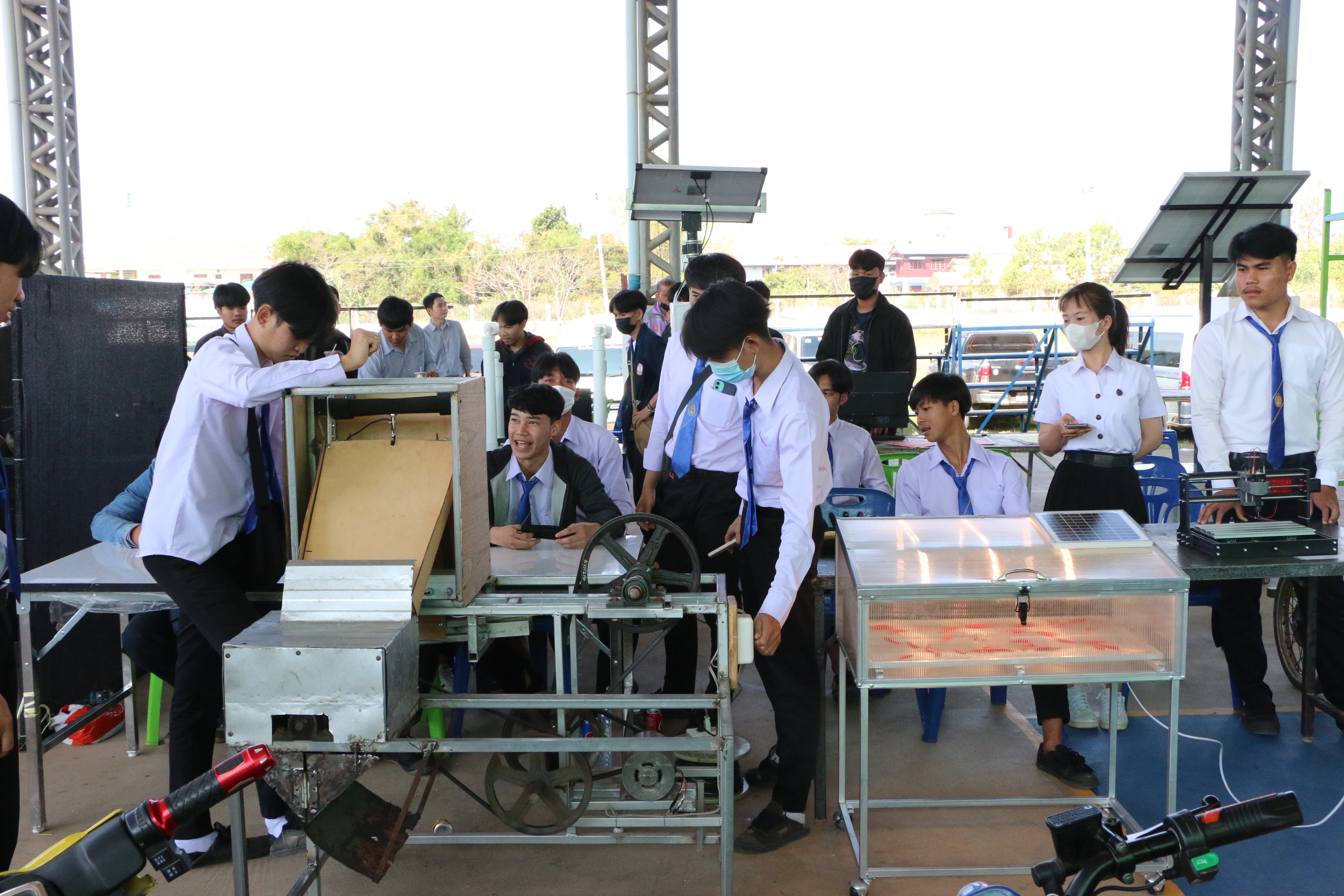 วิทยาลัยธาตุพนม ม.นครพนม จัดประกวดสิ่งประดิษฐ์ นวัตกรรม สานสัมพันธ์ลุ่มน้ำโขง ครั้งที่ 8
