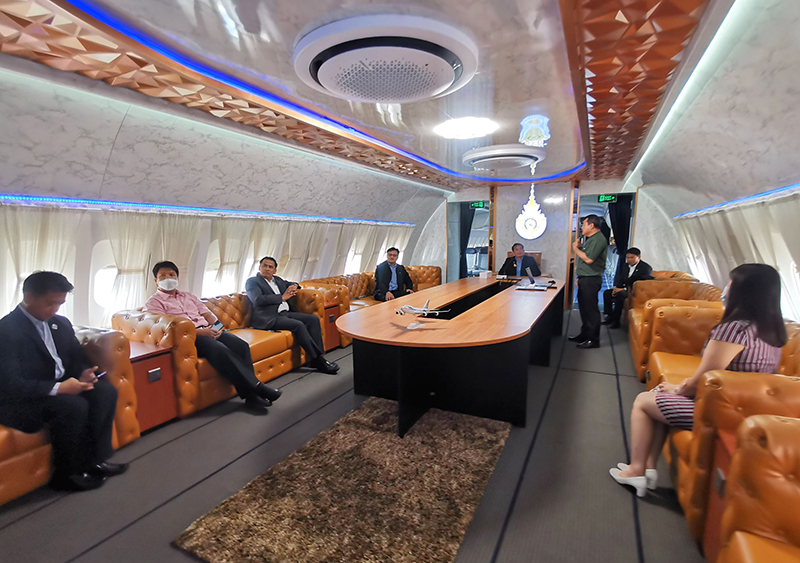 ม.นครพนม หารือการพัฒนาการเรียนการสอนด้านการบินและอากาศยาน ณ ศูนย์ฝึกการบิน บ.ไทยไลอ้อนแอร์ จำกัด