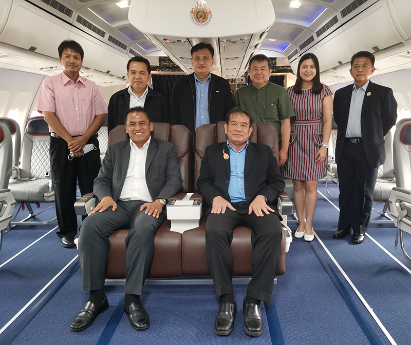 ม.นครพนม หารือการพัฒนาการเรียนการสอนด้านการบินและอากาศยาน ณ ศูนย์ฝึกการบิน บ.ไทยไลอ้อนแอร์ จำกัด