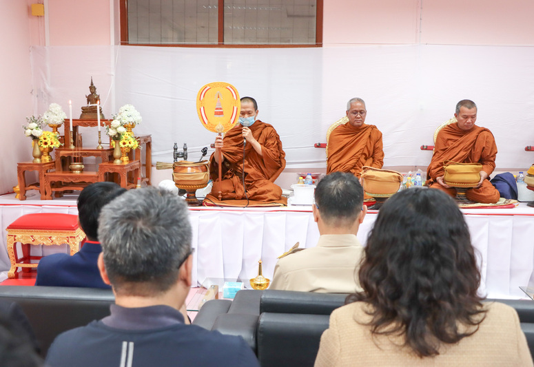 ทำบุญอาคารสำนักงานชั่วคราวคณะแพทยศาสตร์ เสริมสิริมงคลก้าวแรกสู่การจัดตั้งคณะแพทยศาสตร์