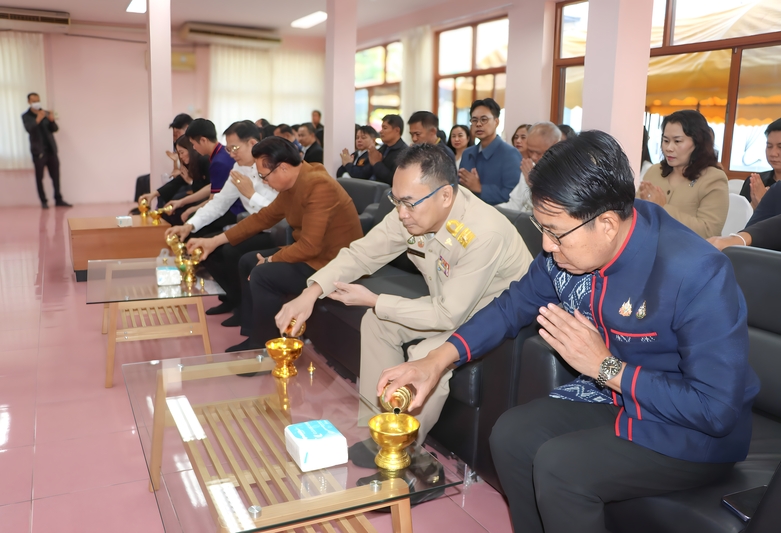 ทำบุญอาคารสำนักงานชั่วคราวคณะแพทยศาสตร์ เสริมสิริมงคลก้าวแรกสู่การจัดตั้งคณะแพทยศาสตร์