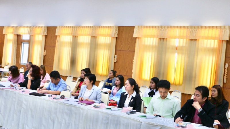 ประชุม คกก.ดำเนินงานประกันคุณภาพการศึกษา ระดับอุดมศึกษา มนพ. ครั้งที่ 1/2561