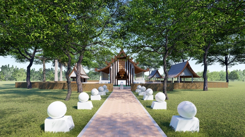 มนพ. จัดบุญใหญ่ทอดผ้าป่าเพื่อการศึกษาและสร้างศาสนสถานให้นักศึกษา-ประชาชนใช้ปฏิบัติธรรม