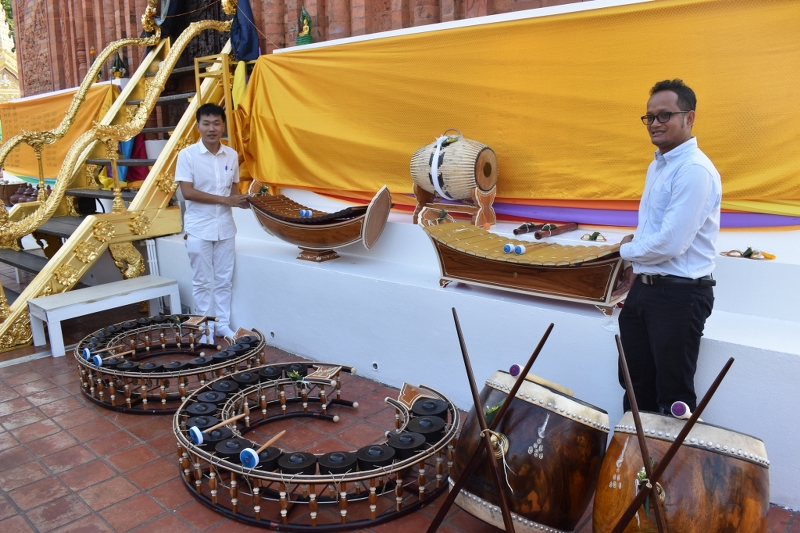 มนพ. รับมอบเครื่องดนตรีวงปี่พาทย์เครื่องห้า (คู่) เพื่อใช้ในการเรียนการสอนในสาขาวิชาดนตรีศึกษา คณะครุศาสตร์ มหาวิทยาลัยนครพนม