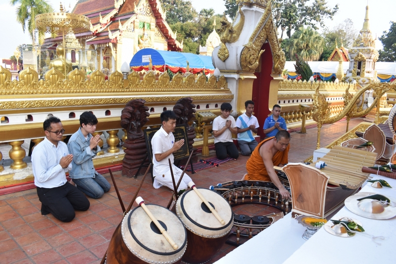 มนพ. รับมอบเครื่องดนตรีวงปี่พาทย์เครื่องห้า (คู่) เพื่อใช้ในการเรียนการสอนในสาขาวิชาดนตรีศึกษา คณะครุศาสตร์ มหาวิทยาลัยนครพนม