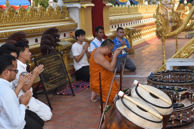 มนพ. รับมอบเครื่องดนตรีวงปี่พาทย์เครื่องห้า (คู่) เพื่อใช้ในการเรียนการสอนในสาขาวิชาดนตรีศึกษา คณะครุศาสตร์ มหาวิทยาลัยนครพนม