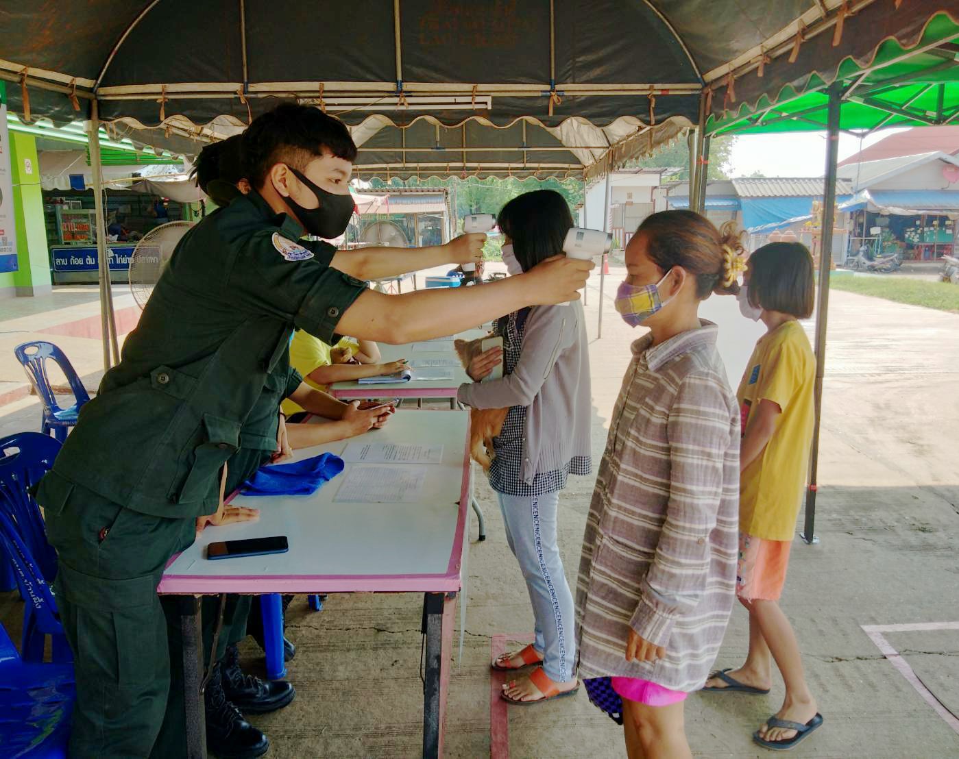 นักศึกษาวิชาทหาร ม.นครพนม ร่วมกิจกรรม