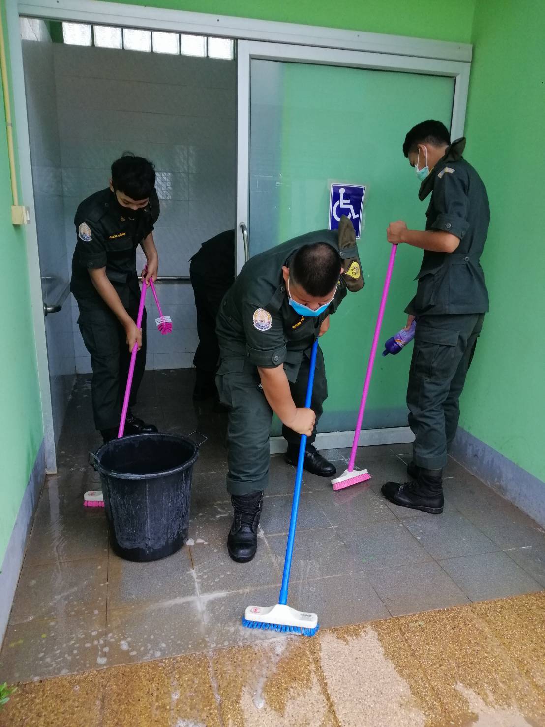 นักศึกษาวิชาทหาร ม.นครพนม ร่วมกิจกรรม