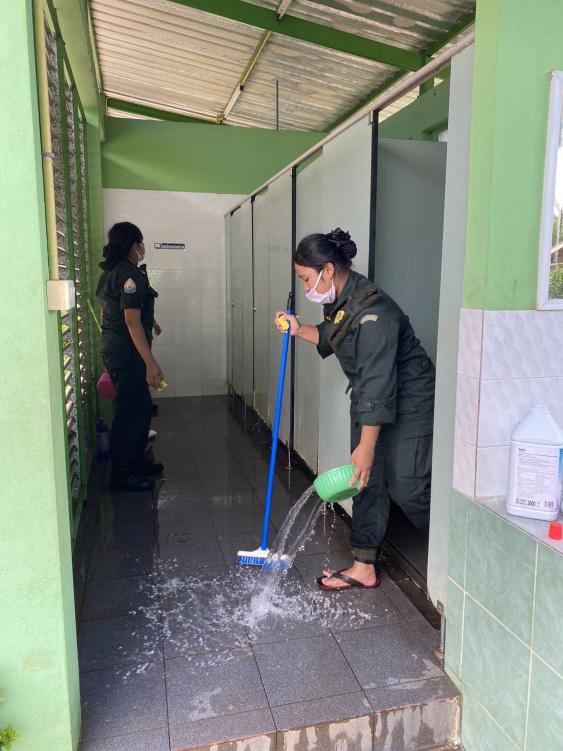 นักศึกษาวิชาทหาร ม.นครพนม ร่วมกิจกรรม