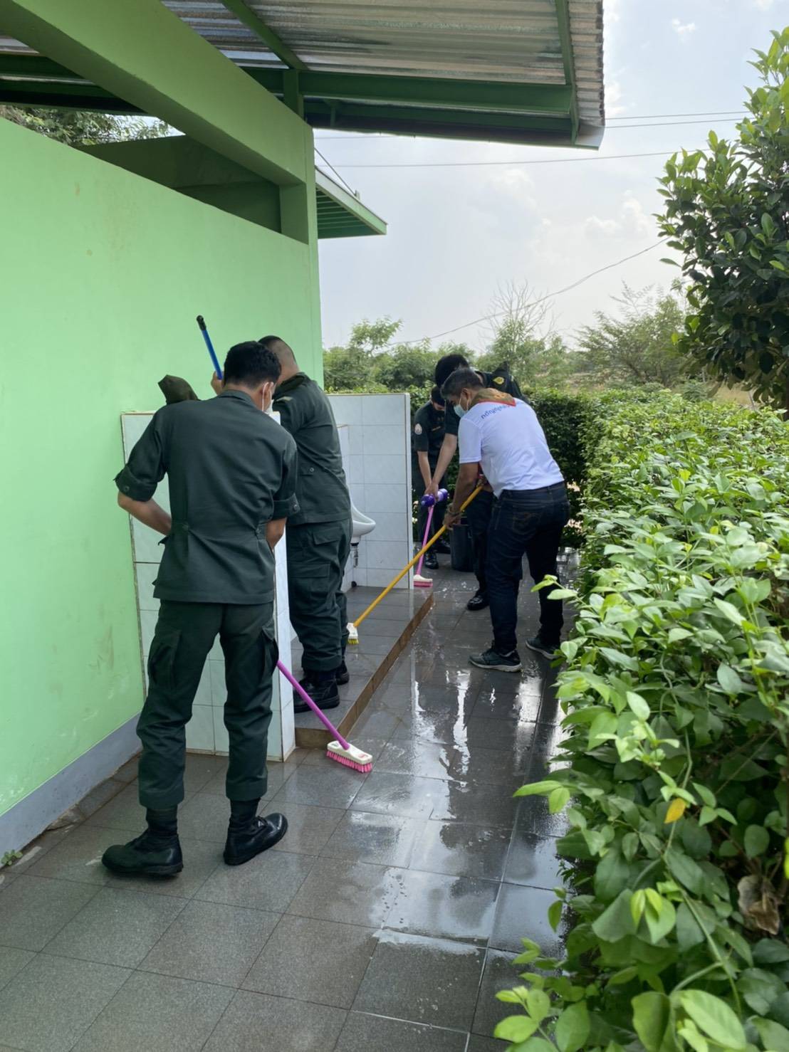 นักศึกษาวิชาทหาร ม.นครพนม ร่วมกิจกรรม