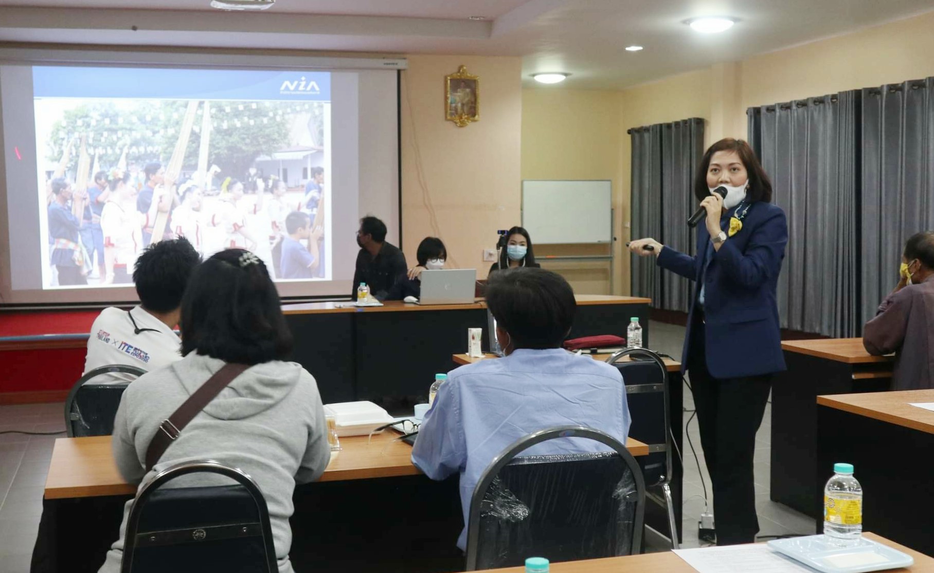 แสดงความยินดีกับทีมนักวิจัย ม.นครพนม ผ่านการคัดเลือก 5 ผลงาน ต่อยอดพัฒนานวัตกรรมเพื่อสังคม (Social Innovation Village)