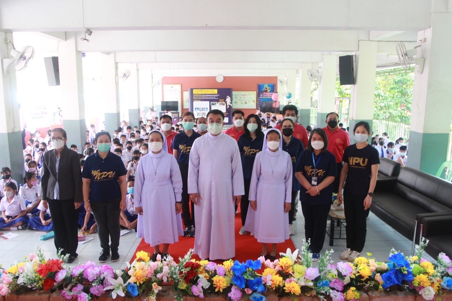 ม.นครพนม ร่วมกิจกรรมโรงเรียนเซนต์ยอแซฟศรีสงคราม เปิดบ้านวิชาการ เปิดโลกแห่งการเรียนรู้ ประจำปีการศึกษา 2564