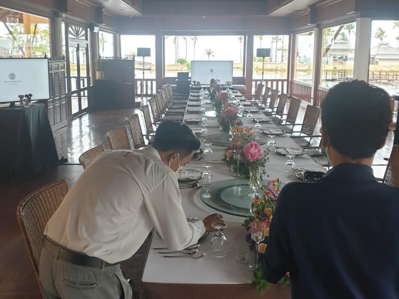 โรงแรมดุสิตธานี หัวหิน ร่วมหารือข้อตกลงความร่วมมือด้านสหกิจศึกษาและการพัฒนาอาจารย์ประจำหลักสูตรการโรงแรม ภัตตาคารและอีเว้นท์