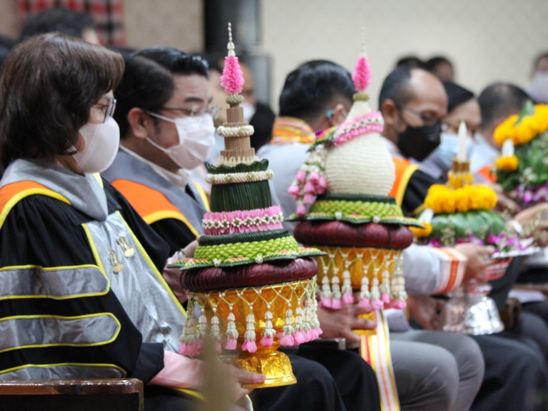 พิธีไหว้ครู คณะครุศาสตร์ มหาวิทยาลัยนครพนม