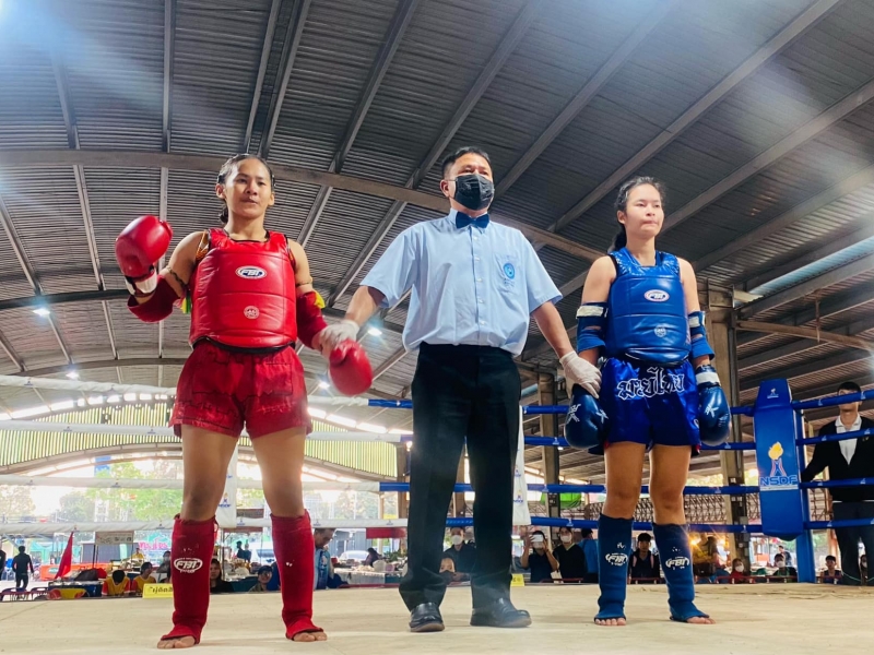 นักศึกษา วทอ.ศรีสงคราม ได้รับรางวัลเหรียญเงิน ในการแข่งขันกีฬานักมวยไทยสมัครเล่น เยาวชนแห่งชาติ ครั้งที่ 38 “ศรีโคตรบูรณ์เกมส์” รอบคัดเลือกตัวแทนภาค 3