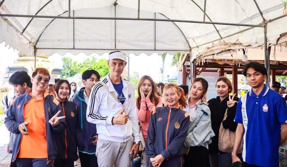 ม.นครพนม ร่วมกับองค์กรปกครองส่วนท้องถิ่น จัดกิจกรรมบำเพ็ญประโยชน์ ณ บริเวณลานองค์พญาศรีสัตตนาคราช