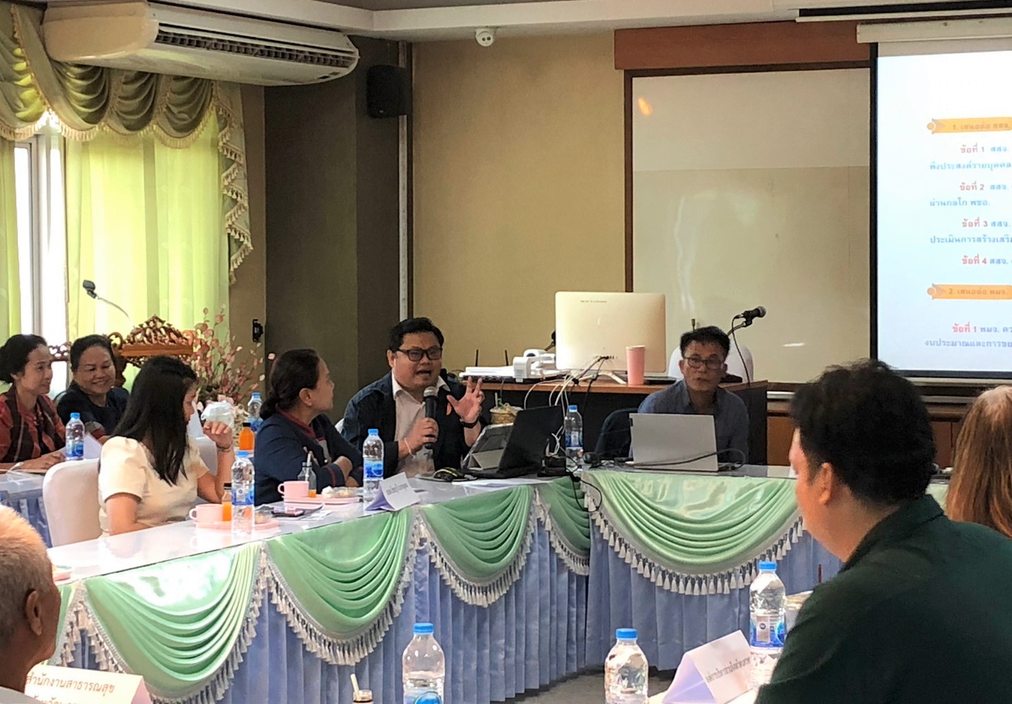 Node Flagship ม.นครพนม ประชุมสรุปผลการดำเนินงาน พบพื้นที่เป้าหมายมีการจัดการระบบเป็นรูปธรรม เตรียมเสนอต่อเฟสที่ 3