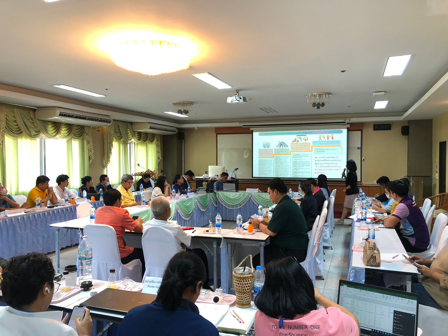 Node Flagship ม.นครพนม ประชุมสรุปผลการดำเนินงาน พบพื้นที่เป้าหมายมีการจัดการระบบเป็นรูปธรรม เตรียมเสนอต่อเฟสที่ 3