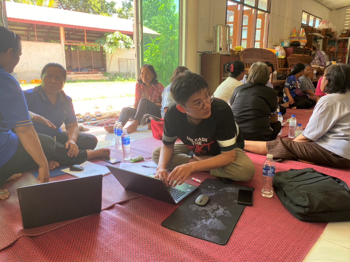 สาขาวิชาพัฒนาสังคมและสิ่งแวดล้อม ลงพื้นที่บริการวิชาการร่วมกับ พอช. หวังพัฒนาและยกระดับคุณภาพชีวิตชุมชนในพื้นที่ ต.วังตามัว อ.เมือง จ.นครพนม