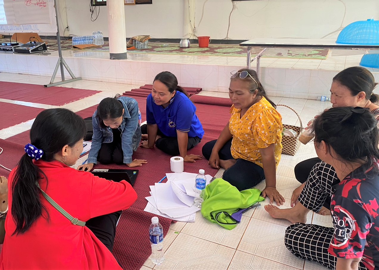 สาขาวิชาพัฒนาสังคมและสิ่งแวดล้อม ลงพื้นที่บริการวิชาการร่วมกับ พอช. หวังพัฒนาและยกระดับคุณภาพชีวิตชุมชนในพื้นที่ ต.วังตามัว อ.เมือง จ.นครพนม