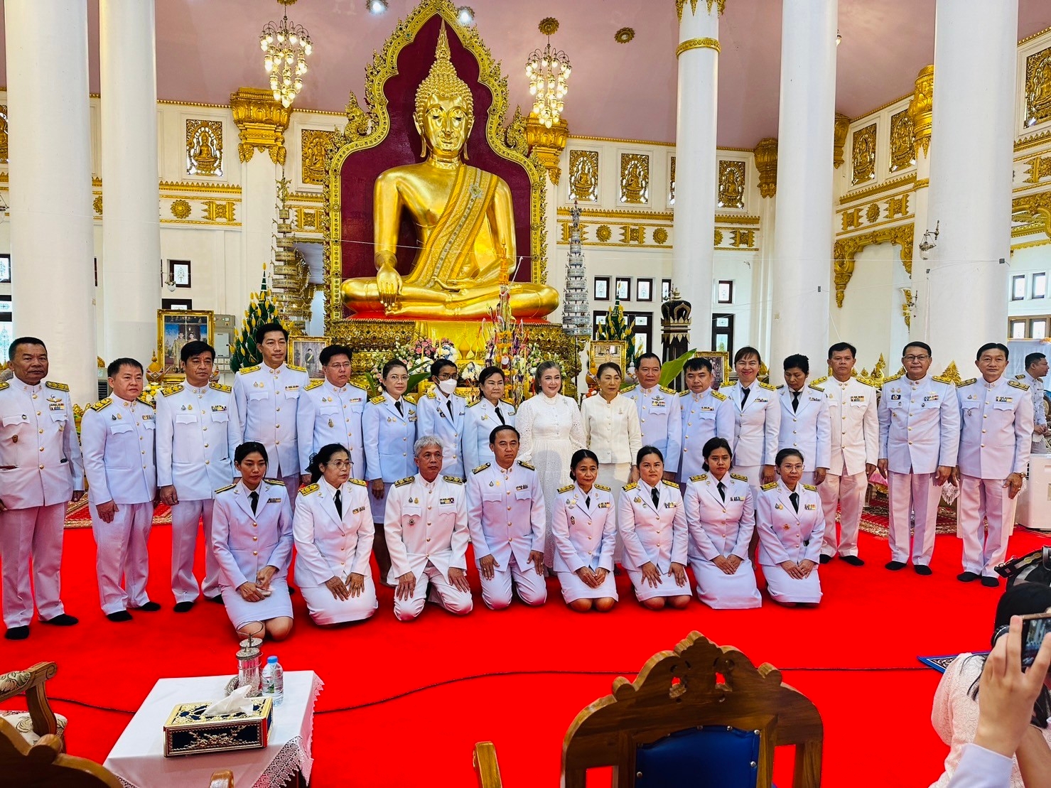 วิทยาลัยธาตุพนม ม.นครพนม ร่วมพิธีเจริญพระพุทธมนต์ ถวายพระพรชัยมงคลแด่สมเด็จพระเจ้าลูกเธอ เจ้าฟ้าพัชรกิติยาภา นเรนทิราเทพยวดี กรมหลวงราชสาริณีสิริพัชร มหาวัชรราชธิดา ณ วัดพระธาตุพนม วรมหาวิหาร อำเภอธาตุพนม จังหวัดนครพนม