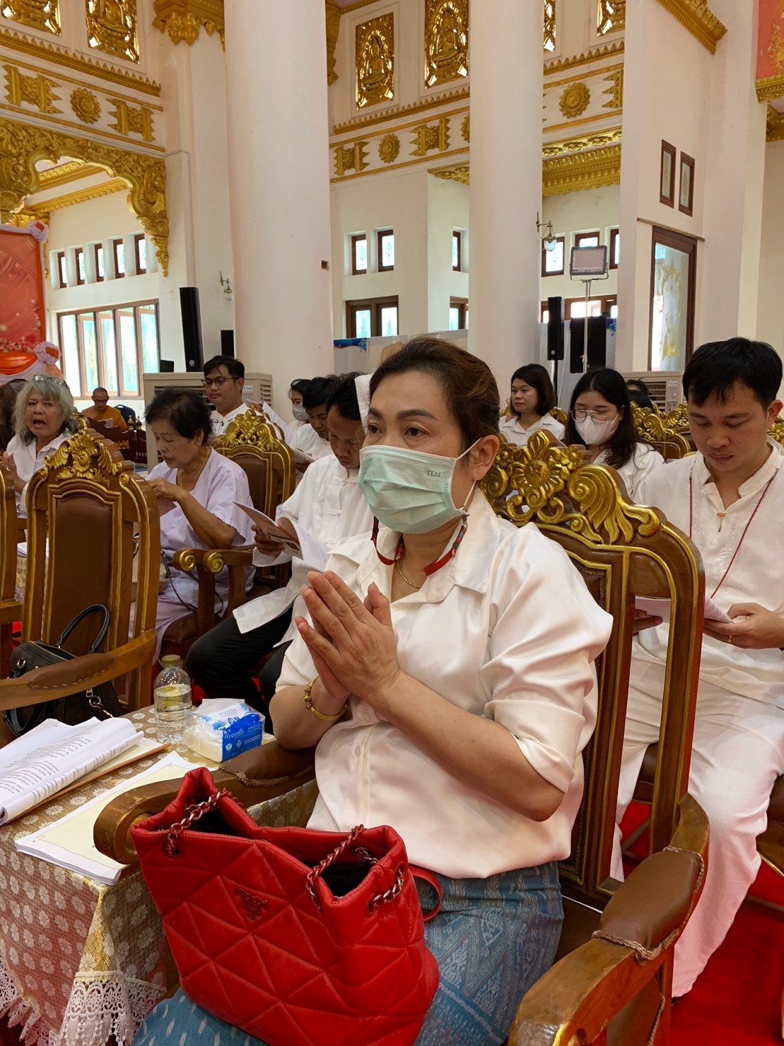 วิทยาลัยธาตุพนม ม.นครพนม ร่วมพิธีเจริญพระพุทธมนต์ ถวายพระพรชัยมงคลแด่สมเด็จพระเจ้าลูกเธอ เจ้าฟ้าพัชรกิติยาภา นเรนทิราเทพยวดี กรมหลวงราชสาริณีสิริพัชร มหาวัชรราชธิดา ณ วัดพระธาตุพนม วรมหาวิหาร อำเภอธาตุพนม จังหวัดนครพนม