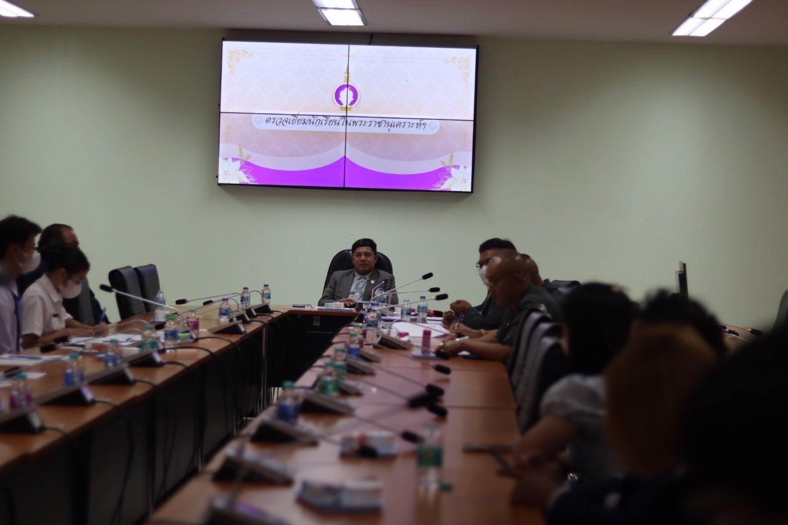 คณะผู้แทนจากโครงการส่วนพระองค์สมเด็จพระกนิษฐาธิราชเจ้า กรมสมเด็จพระเทพรัตนราชสุดาฯ สยามบรมราชกุมารี เข้าตรวจเยี่ยมนักเรียนในพระราชานุเคราะห์ ประจำปีการศึกษา 2566