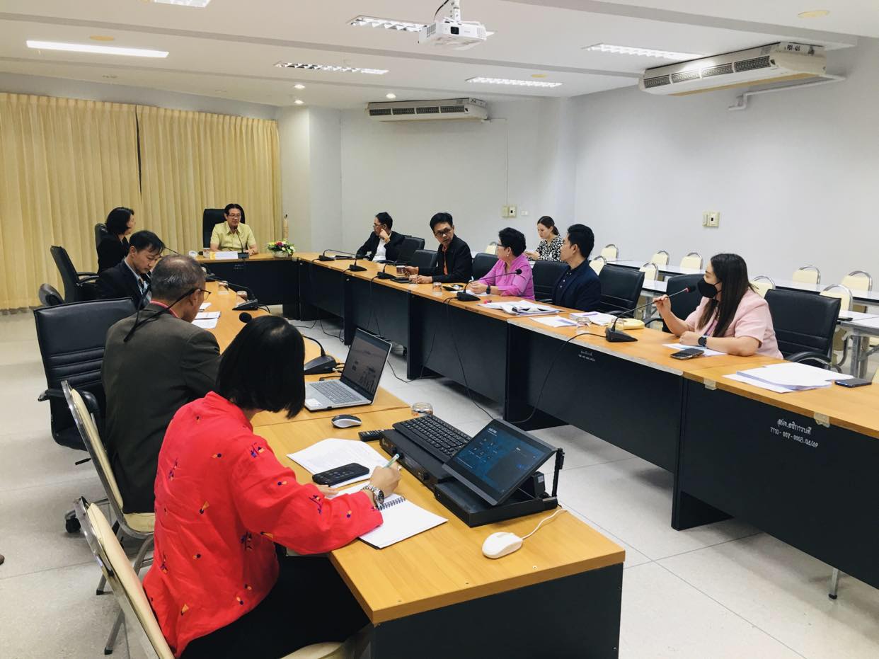 งานประกันคุณภาพการศึกษา ม.นครพนม ประชุมเตรียมความพร้อมรับการประเมินคุณภาพภายนอกมหาวิทยาลัยนครพนม ระดับอุดมศึกษา ประจำปีงบประมาณ พ.ศ. 2566