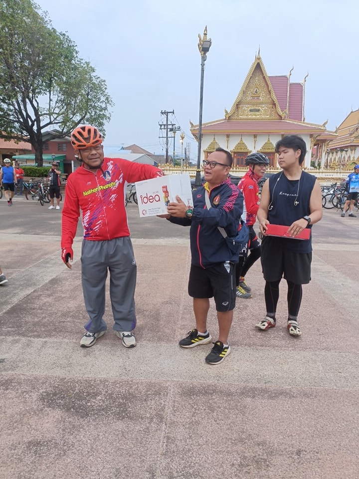 กองพัฒนานักศึกษา ม.นครพนม เป็นเจ้าภาพจัดกิจกรรม “ปั่นจักรยานชายโขงทุกวันอาทิตย์” เสริมสร้างสุขภาพนักปั่น