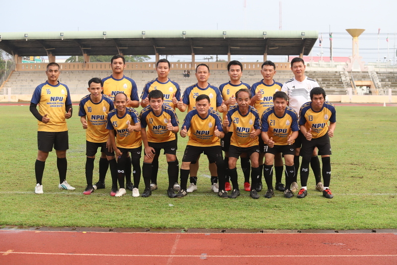 ทัพนักกีฬา ม.นครพนม ร่วมแข่งขันกีฬาประเพณีจตุรมิตร ครั้งที่ 21 ราชพฤกษ์เกมส์ พร้อมรับธงเจ้าภาพ จัดการแข่งขันครั้งที่ 22