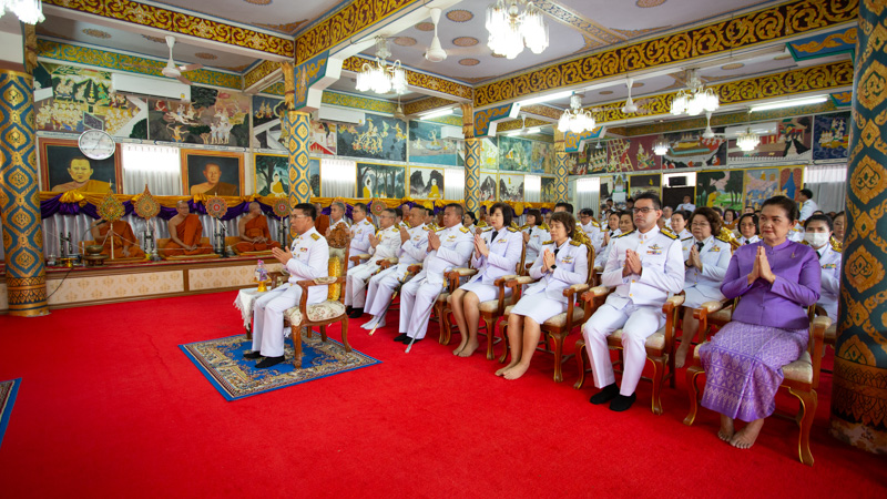 มนพ. ร่วมพิธีเฉลิมพระเกียรติ วันคล้ายวันพระราชสมภพ สมเด็จพระกนิษฐาธิราชเจ้า กรมสมเด็จพระเทพรัตนราชสุดาฯ สยามบรมราชกุมารี และวันอนุรักษ์มรดกไทย ประจำปีพุทธศักราช 2567