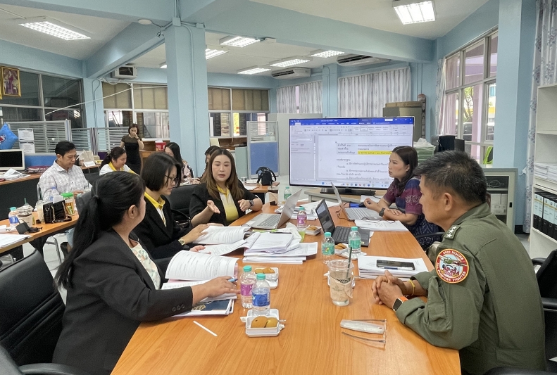 ประกันคุณภาพการศึกษา ลงพื้นที่ตรวจเยี่ยมผลการดำเนินงานประกันฯ วิทยาลัยการบิน การศึกษา และวิจัยนานาชาติ