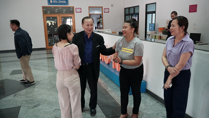 นายกสภา ม.นครพนม เข้าเยี่ยมคณะ/วิทยาลัย เพื่อให้ข้อเสนอแนะในการพัฒนามหาวิทยาลัยด้านต่างๆ