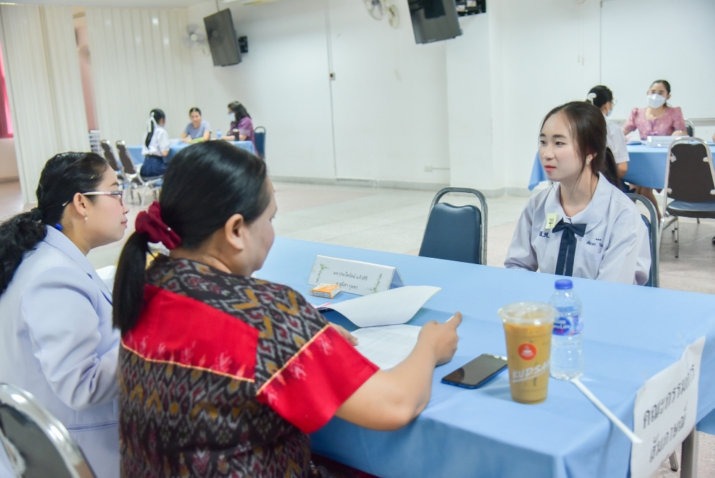 วพบ.นครพนม สอบสัมภาษณ์นักศึกษาระดับปริญญาตรี หลักสูตรพยาบาลศาสตรบัณฑิต ประเภทโควตา Quota (TCAS รอบที่ 2) ประจำปีการศึกษา 2567