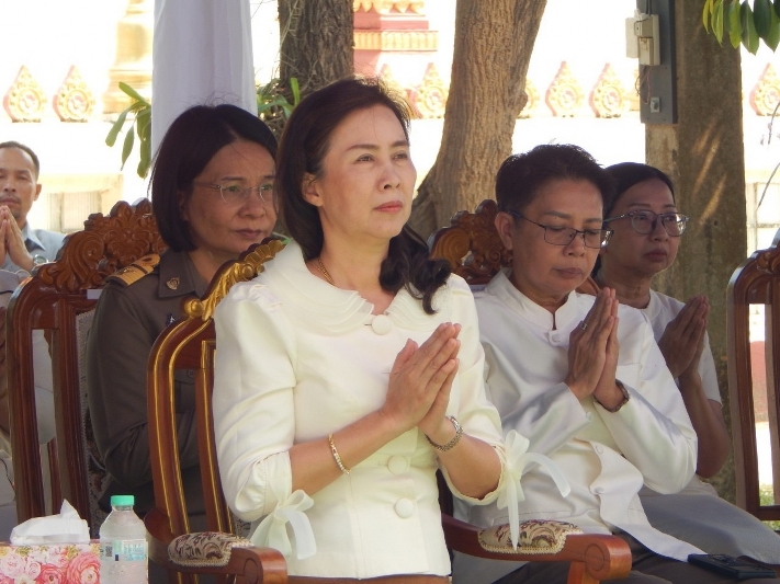 ม.นครพนม ร่วมพิธีสักการะสิ่งศักดิ์สิทธิ์ในภารกิจพิธีการศพที่ได้รับพระราชทาน