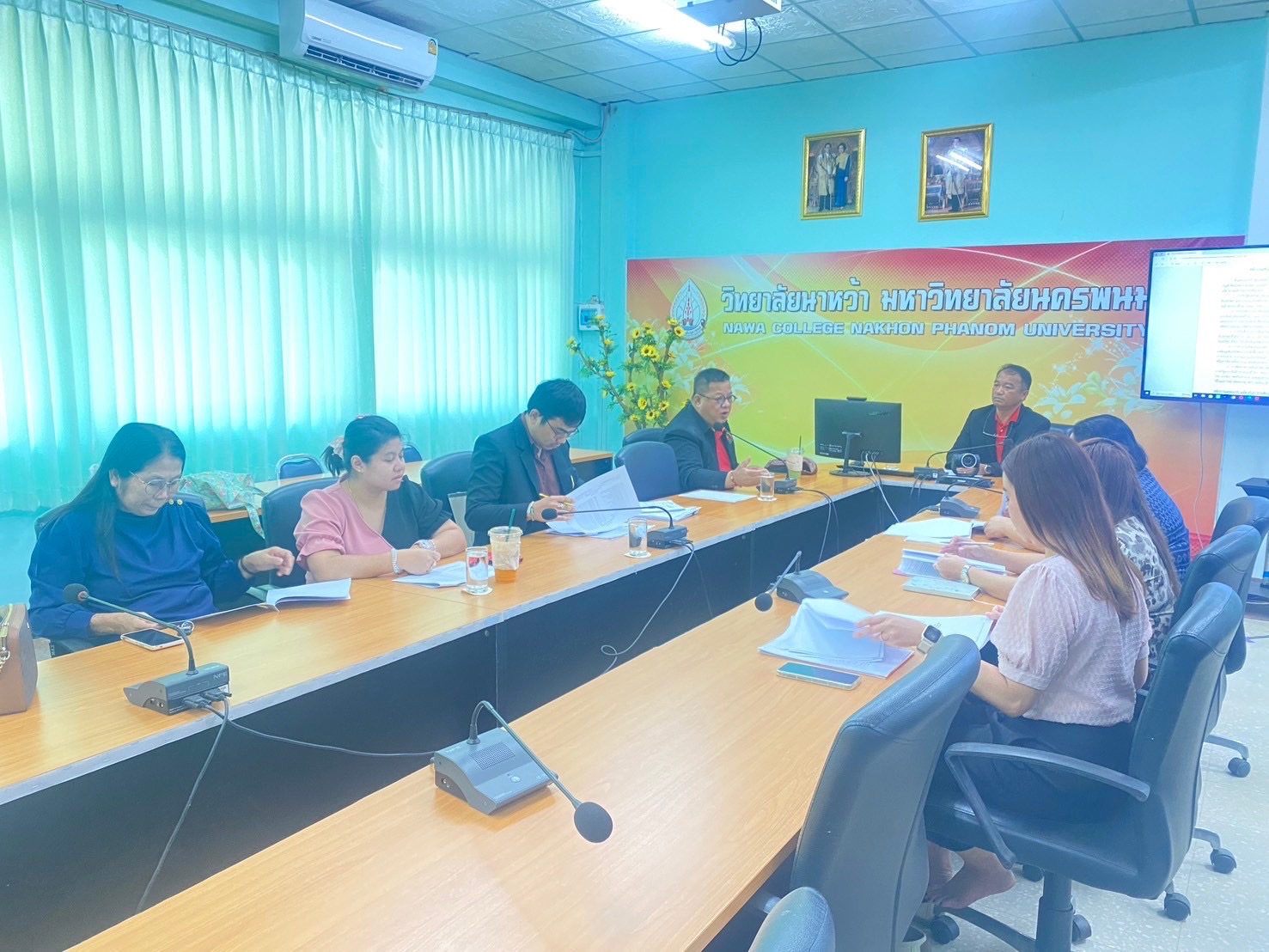 กองคลังและพัสดุ ลงพื้นที่หน่วยงานภายใน ม.นครพนม เข้าตรวจสอบและปรับปรุงข้อมูลครุภัณฑ์ของมหาวิทยาลัยนครพนม