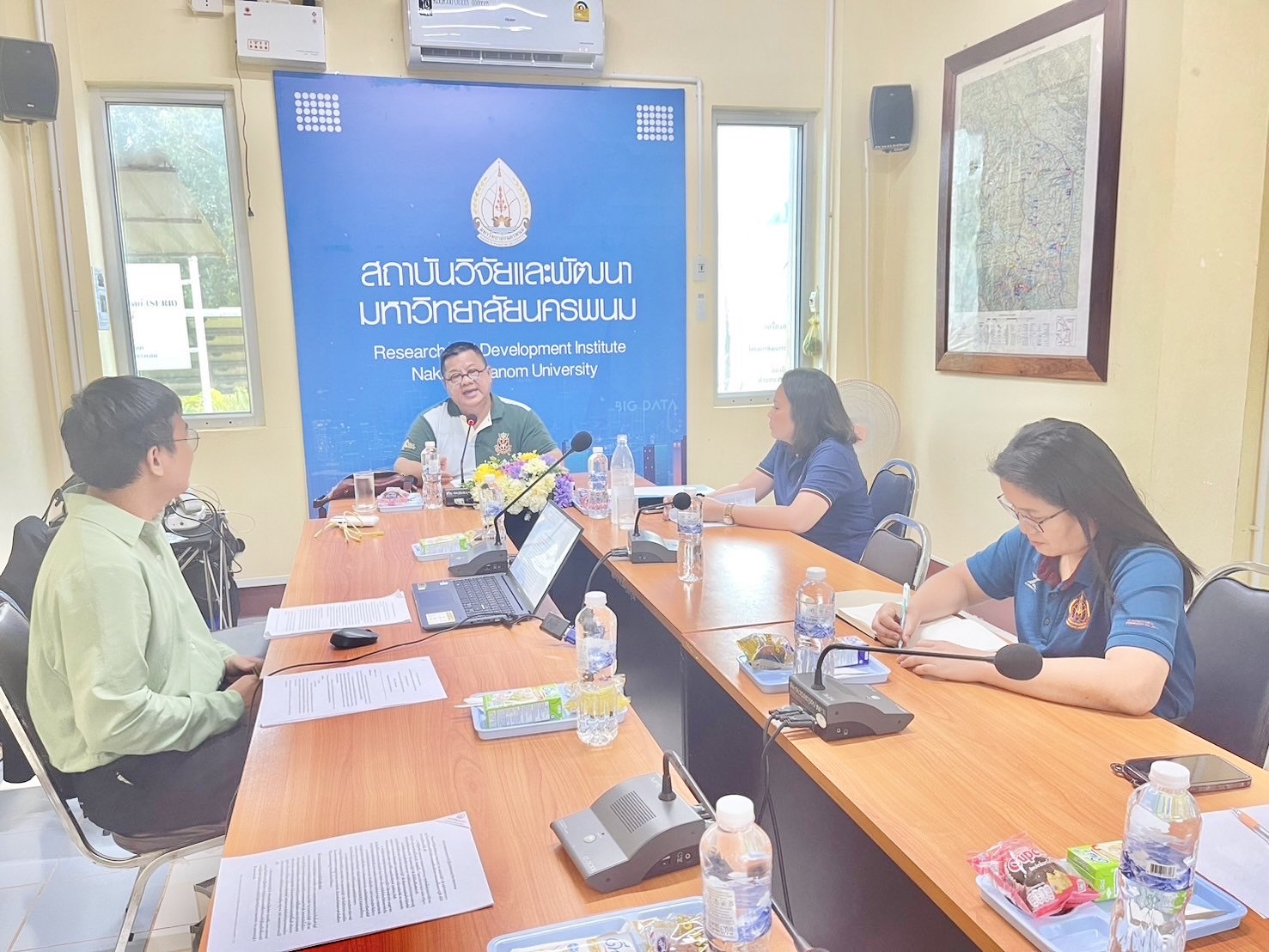 กองคลังและพัสดุ ลงพื้นที่หน่วยงานภายใน ม.นครพนม เข้าตรวจสอบและปรับปรุงข้อมูลครุภัณฑ์ของมหาวิทยาลัยนครพนม