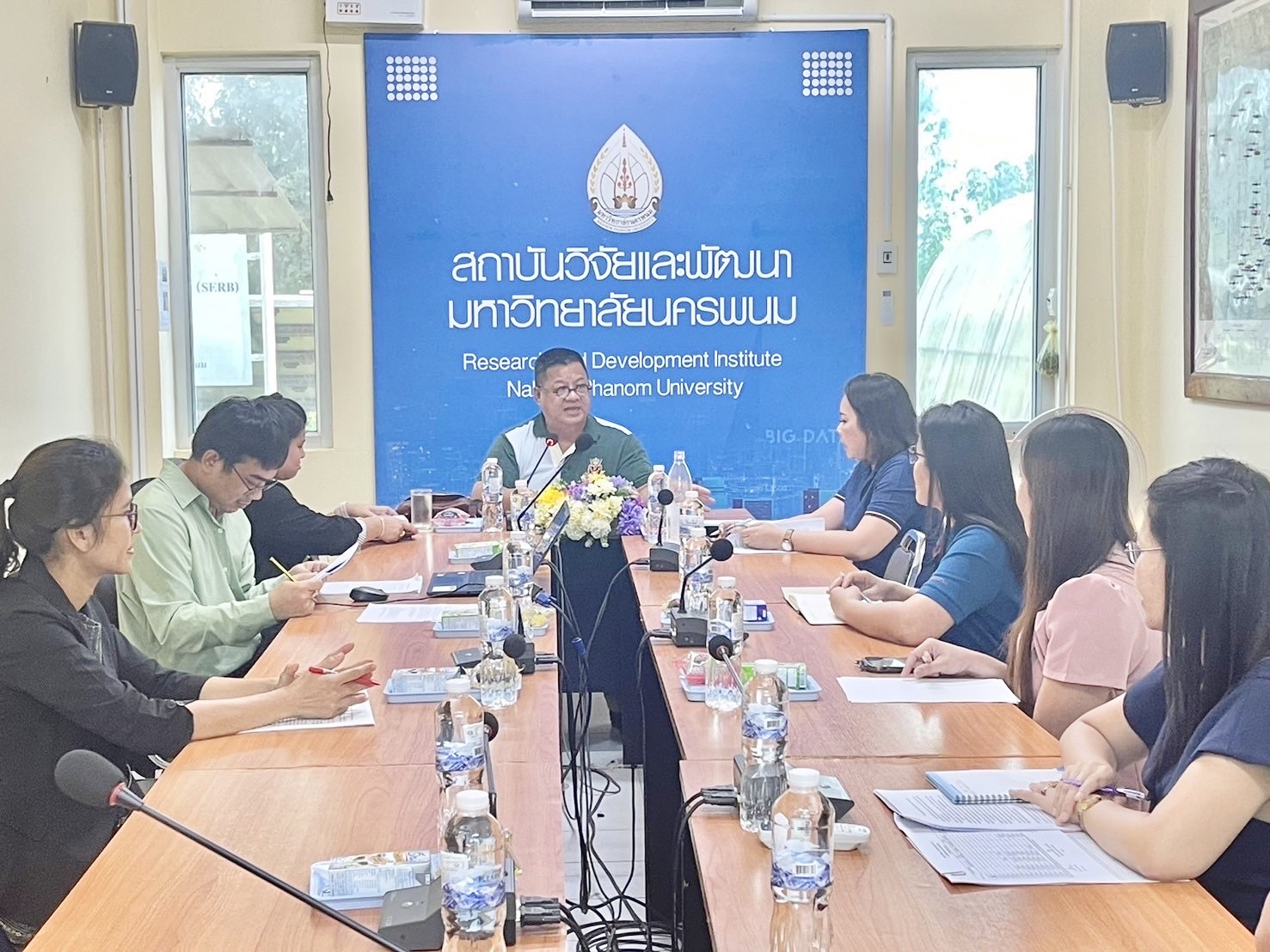กองคลังและพัสดุ ลงพื้นที่หน่วยงานภายใน ม.นครพนม เข้าตรวจสอบและปรับปรุงข้อมูลครุภัณฑ์ของมหาวิทยาลัยนครพนม