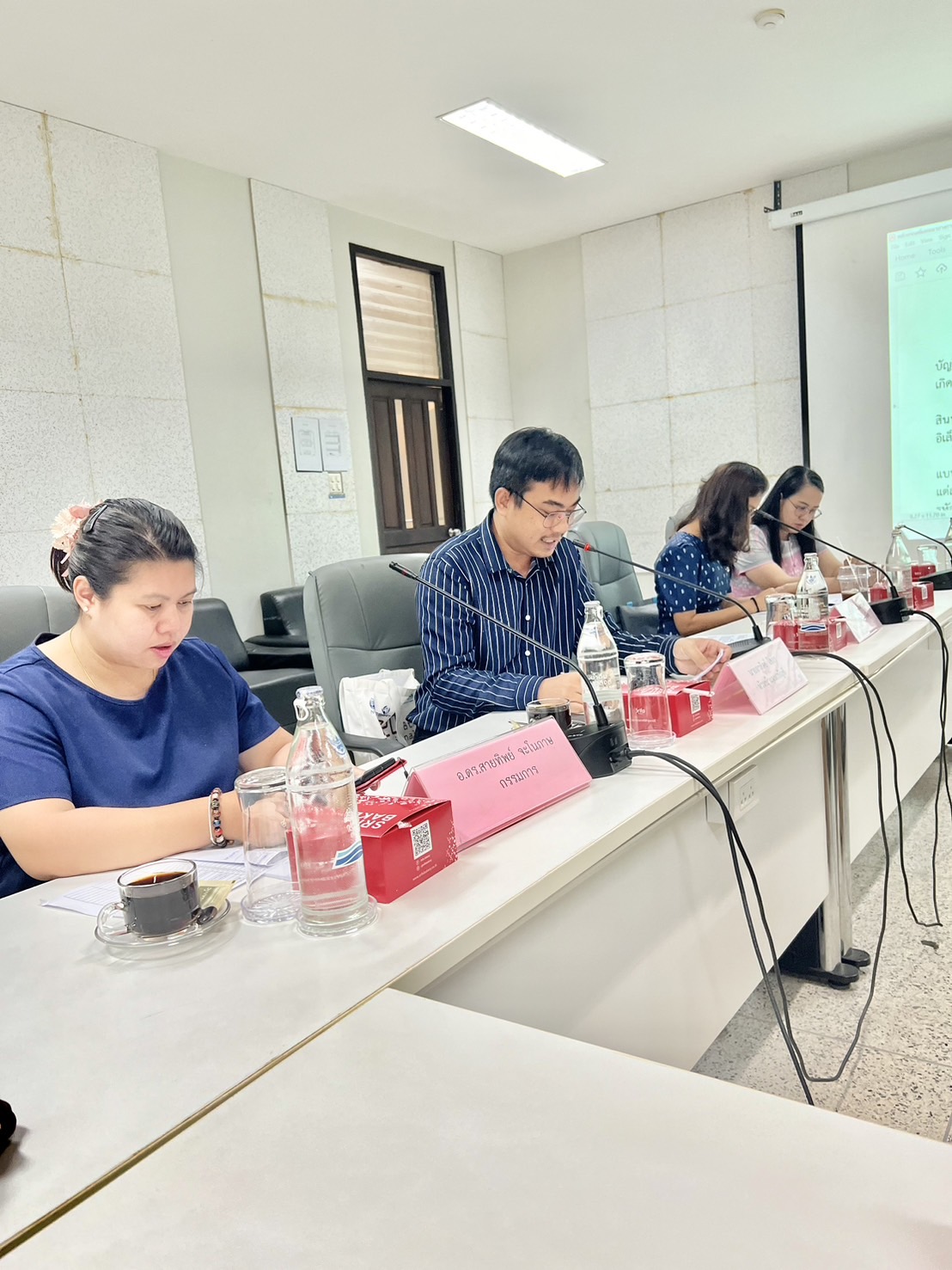 กองคลังและพัสดุ ลงพื้นที่หน่วยงานภายใน ม.นครพนม เข้าตรวจสอบและปรับปรุงข้อมูลครุภัณฑ์ของมหาวิทยาลัยนครพนม