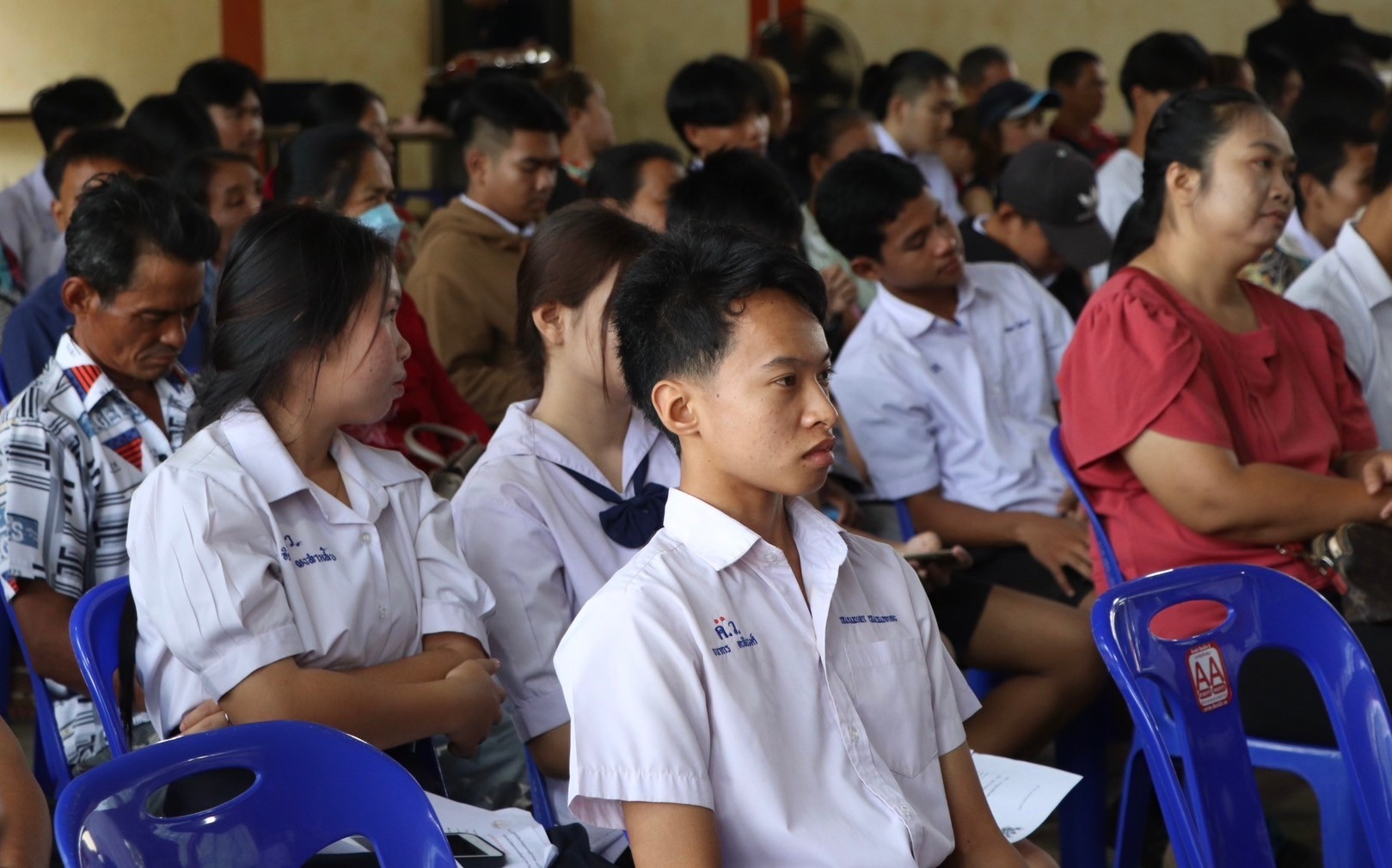 UBI ลงพื้นที่พบปะนักศึกษาใหม่ วทอ.ศรีสงคราม หวังสร้างผู้ประกอบการรุ่นใหม่