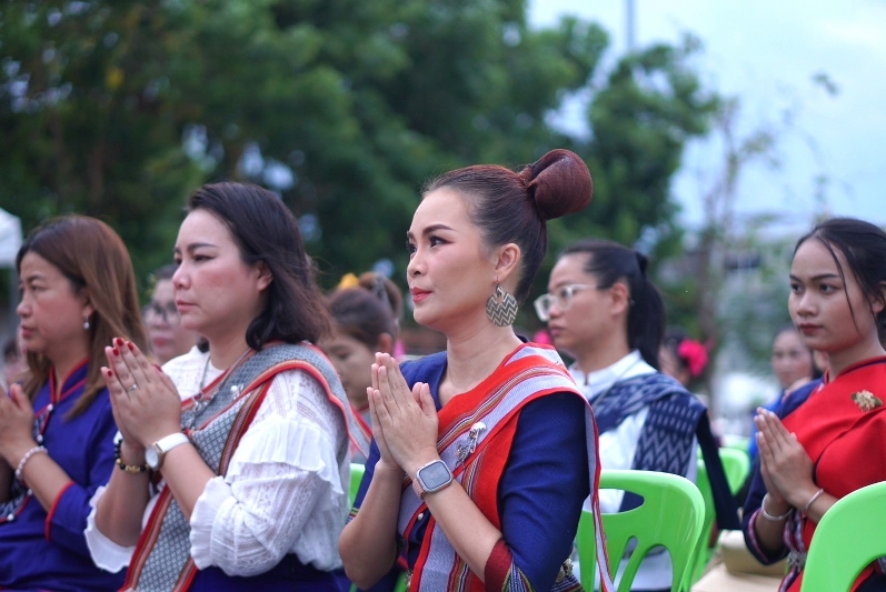 ม.นครพนม จัดกิจกรรมบวงสรวงไหว้องค์พญานาคสืบสานวัฒนธรรม บูรณาการงานวิจัยร่วมชุมชน