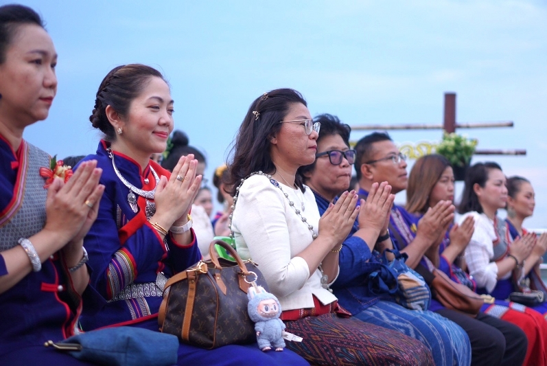 ม.นครพนม จัดกิจกรรมบวงสรวงไหว้องค์พญานาคสืบสานวัฒนธรรม บูรณาการงานวิจัยร่วมชุมชน