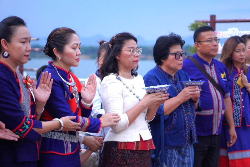 ม.นครพนม จัดกิจกรรมบวงสรวงไหว้องค์พญานาคสืบสานวัฒนธรรม บูรณาการงานวิจัยร่วมชุมชน