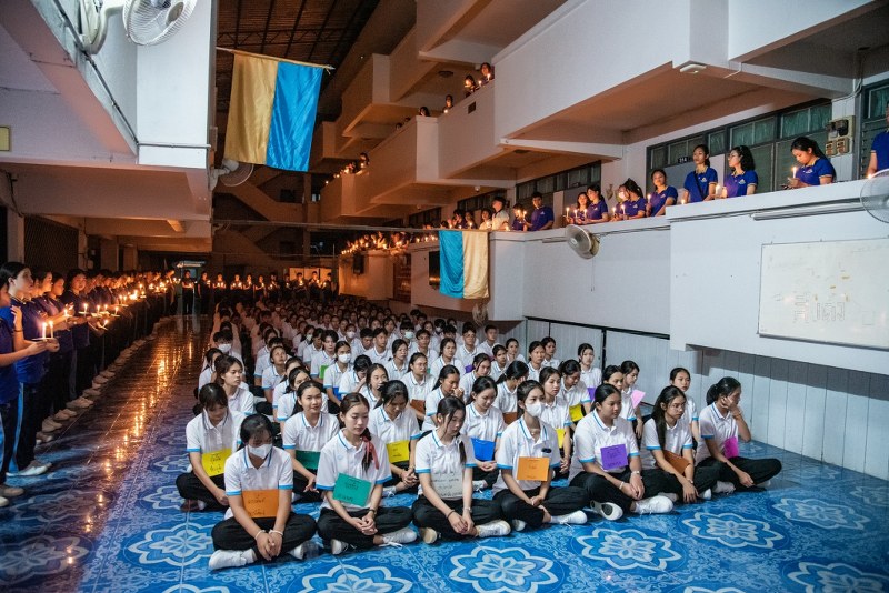 วพบ.นครพนม จัดกิจกรรมรับน้องเข้าหอของนักศึกษาหลักสูตรพยาบาลศาสตร์ชั้นปีที่ 1 รุ่นที่ 32 ประจำปีการศึกษา 2567