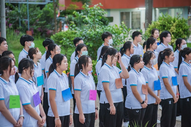 วพบ.นครพนม จัดกิจกรรมรับน้องเข้าหอของนักศึกษาหลักสูตรพยาบาลศาสตร์ชั้นปีที่ 1 รุ่นที่ 32 ประจำปีการศึกษา 2567