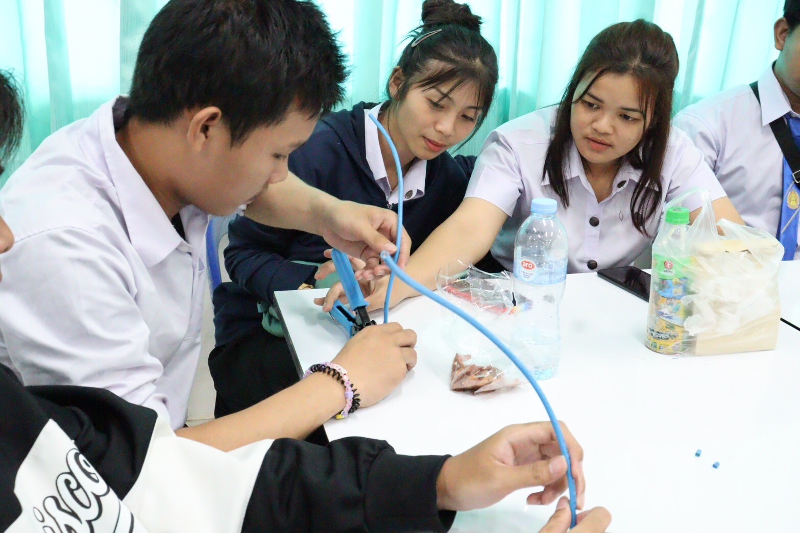 คณะเทคโนโลยีอุตสาหกรรม ฝึกอบรม “Link Certified Network Cabling For Engineering” พัฒนาองค์ความรู้ด้านวิศวกรรมไฟฟ้าและอิเล็กทรอนิกส์ แก่นักศึกษาระดับอาชีวศึกษา