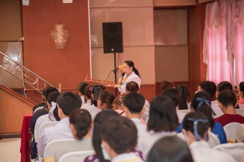 วพบ.นครพนม จัดโครงการปฐมนิเทศนักศึกษาใหม่ หลักสูตรพยาบาลศาสตร์ รุ่นที่ 32 ประจำปีการศึกษา 2567