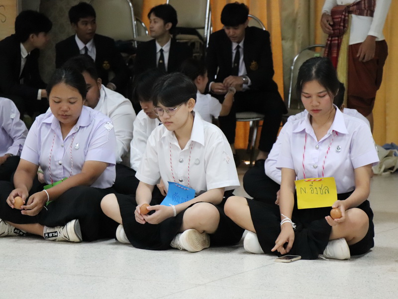 คณะศิลปศาสตร์และวิทยาศาสตร์จัดกิจกรรม ฮีตฮอยฮัก สายใยพี่น้อง บายศรีเอิ้นขวัญเจ้า ต้อนฮับเข้าเฮือนสินสาด