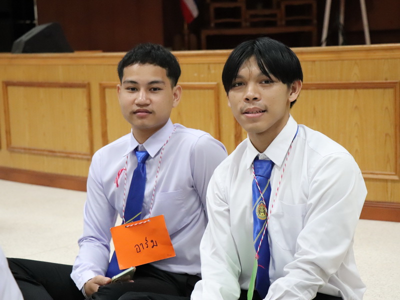 คณะศิลปศาสตร์และวิทยาศาสตร์จัดกิจกรรม ฮีตฮอยฮัก สายใยพี่น้อง บายศรีเอิ้นขวัญเจ้า ต้อนฮับเข้าเฮือนสินสาด