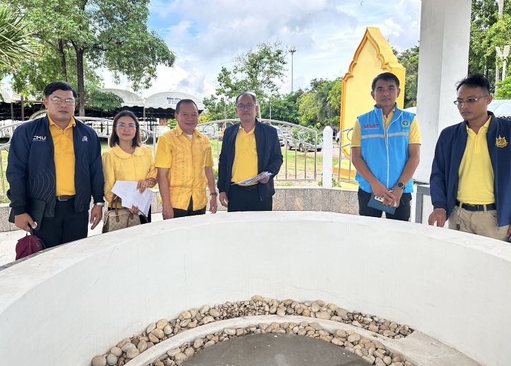 ม.นครพนม ลงพื้นที่บ่อน้ำพระอินทร์วัดพระธาตุพนม เตรียมสถานที่จัดพิธีพลีกรรมตักน้ำจากแหล่งศักดิ์สิทธิ์ เนื่องในโอกาสมหามงคลเฉลิมพระชนมพรรษา 6 รอบ 28 กรกฎาคม 2567